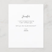 Budget Filmstrip Be My Bridesmaid Multi Foto Scri (Rückseite)