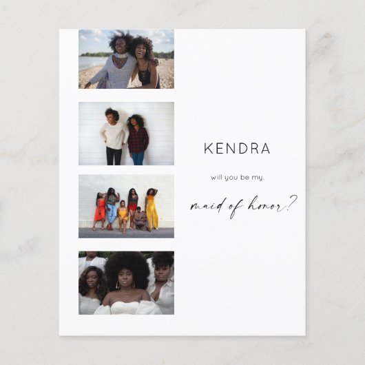 Budget Filmstrip Be My Trauzeugin Multi Foto (Vorderseite)