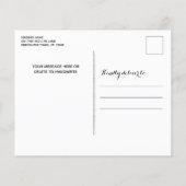 Budget Fire Department Thin Red Line Ferienkarte (Rückseite)