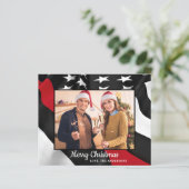 Budget Firefighter Weihnachten Donnerrot-Linie Fla (Stehend Vorderseite)