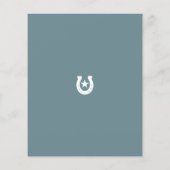 Budget First Rodeo | Western Boy Erster Geburtstag (Rückseite)