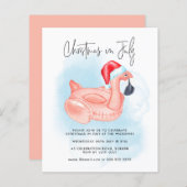 Budget Flamingo Christmas im Juli Sommer Party (Vorne/Hinten)