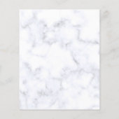 Budget Floral Chinoiserie Bird Garden Wedding (Rückseite)