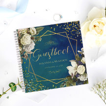 Budget Floral Emerald Green Gold Wedbook