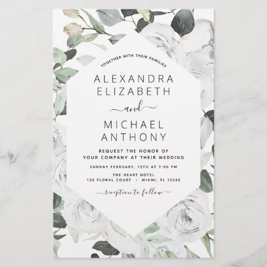 Budget Floral Eukalyptus Greenery Wedding (Vorderseite)