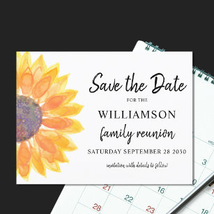 Budget Floral Family Wiedersehen Save the Date