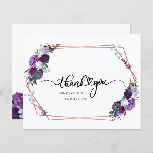 Budget Floral geometrischer Rahmen rustikal (Vorne/Hinten)