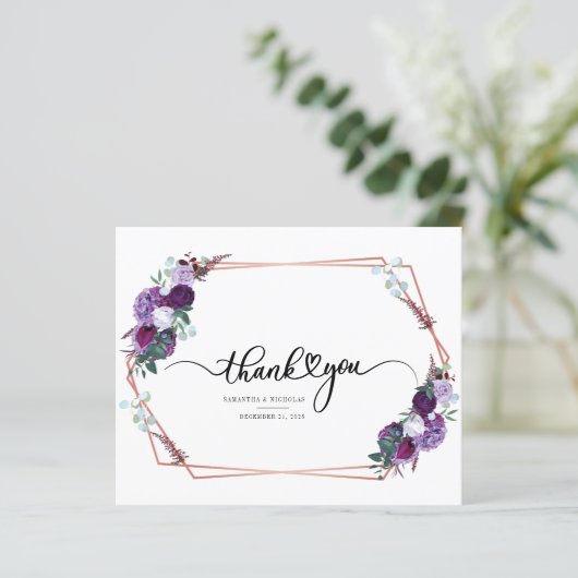 Budget Floral geometrischer Rahmen rustikal (Stehend Vorderseite)