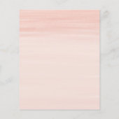 Budget Floral Greenery Geometric Bridal Brunch (Rückseite)