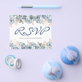 BUDGET/FLORAL & GREENERY RSVP Card-Flyer. Flyer (Einzeln)