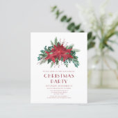 Budget Floral Poinsettia Weihnachtsfeiertag Party (Stehend Vorderseite)