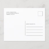 Budget Floral Sunflower Eukalyptus Save the Date (Rückseite)