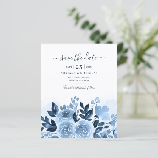 Budget: Florale Skripteinsätze speichern das Datum (Stehend Vorderseite)