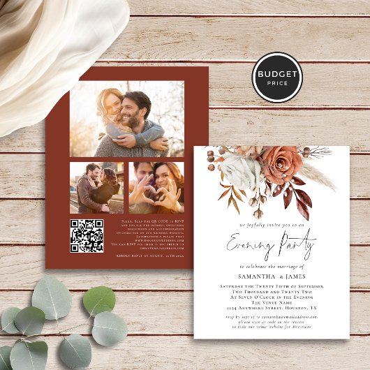 Budget Florals 3 Fotos Hochzeit Abend Party