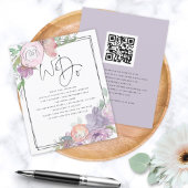 BUDGET Florals bubbly We Do QR Wedite Einladung