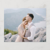 Budget Florals Liebe Danke Foto Wedding Vielen Dan (Rückseite)