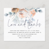 Budget Florals Liebe Danke Foto Wedding Vielen Dan (Vorderseite)