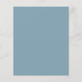 Budget Florals Script Brautparty Tea Einladung (Rückseite)