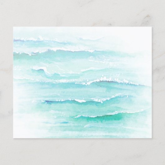 Budget Florida Map Floral New Address Card (Rückseite)