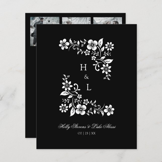 Budget Flourish White Lace Ornament 3 Photos (Vorne/Hinten)