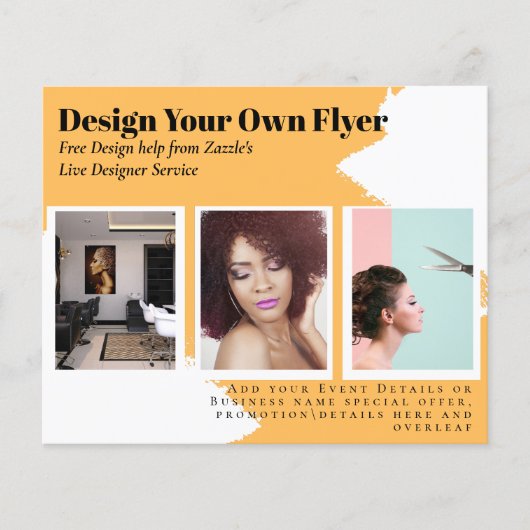 BUDGET-Flyer-KOSTENLOSE Entwurfsvorlage Abstrakt g Flyer (Vorne)