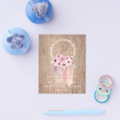 BUDGET Flyer Paper BOHO Wedding Einladungen (Einzeln)