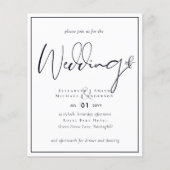 BUDGET Flyer Paper Midnight Blue Wedite (Vorne)