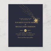 Budget Flyer Paper Starry Night Wedding (Vorne)