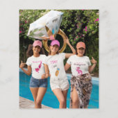 Budget Foliage Foto Liebe Hug Brautparty Dank (Rückseite)