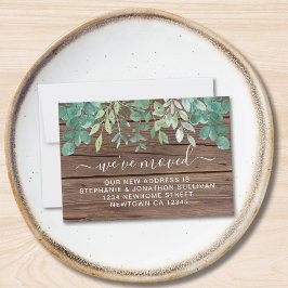 Budget Foliage Mini Wir haben die Ankündigungskart Mitteilungskarte