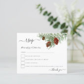Budget Foliage Pine Cones Christmas RSVP (Stehend Vorderseite)