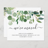 Budget Folien Wir haben neue Zuhause Moving Card ü (Vorne/Hinten)