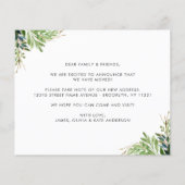 Budget Folien Wir haben neue Zuhause Moving Card ü (Rückseite)