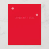 Budget Folk Art Weihnachtskarte dekorativ (Rückseite)