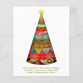 Budget Folk Art Weihnachtskarte dekorativ