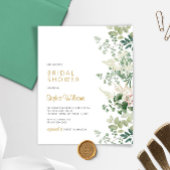 Budget Forest Greenery Bridal Dusche Einladung