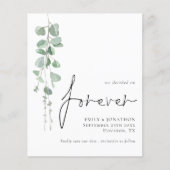 Budget Forever QR Code Eukalyptus Rett Datum (Vorderseite)