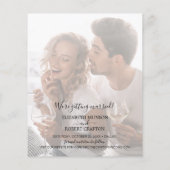 Budget Forever Script Foto Hochzeit Speichern Sie  (Rückseite)