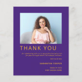 Budget Foto 2022 Abschluss Lila Vielen Dank (Vorderseite)