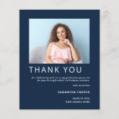 Budget Foto 2022 Abschluss Navy Vielen Dank (Vorderseite)