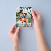 Budget Foto Abschluss Hat Calligraphy Vielen Dank Flyer (Gruppe)