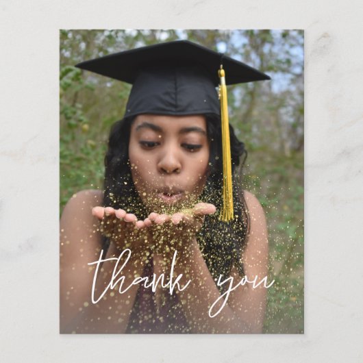 Budget Foto Abschluss Vertical W Vielen Dank (Vorderseite)