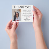 Budget Foto Abschluss vielen Dank Flyer (Gruppe)