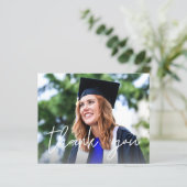 Budget Foto Abschluss White Vielen Dank (Stehend Vorderseite)