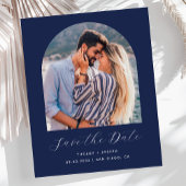 Budget Foto Arch Navy Blau Save the Date