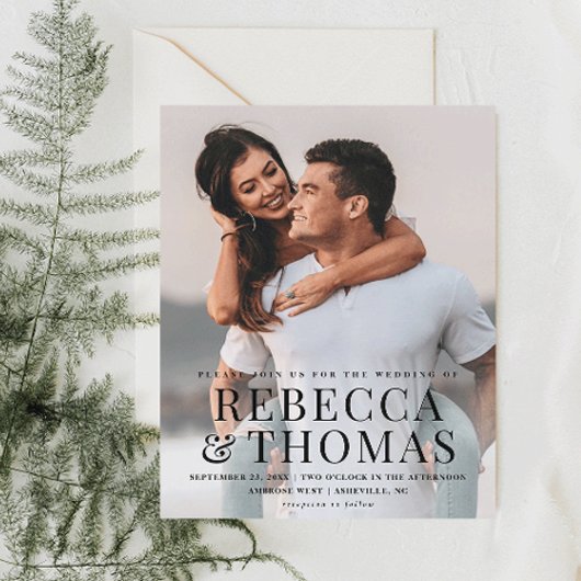 Budget Foto Art Overlay Einladung