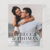 Budget Foto Art Overlay Einladung (Vorderseite)