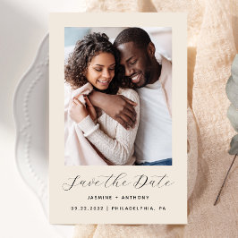 Budget Foto Beige Save the Date