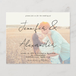 Budget Foto Big Names Horizontal Foto Wedding V2 Flyer