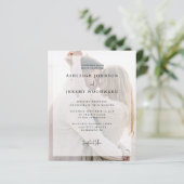 Budget Foto Black and White Overlay Wedding (Stehend Vorderseite)